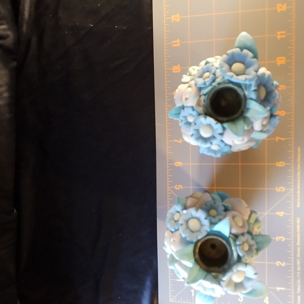 3/$25 CANDLE HOLDERS By MARY ENGELBREIT Set of 2 TAPER Vintage 1999 - Picture 4 of 6